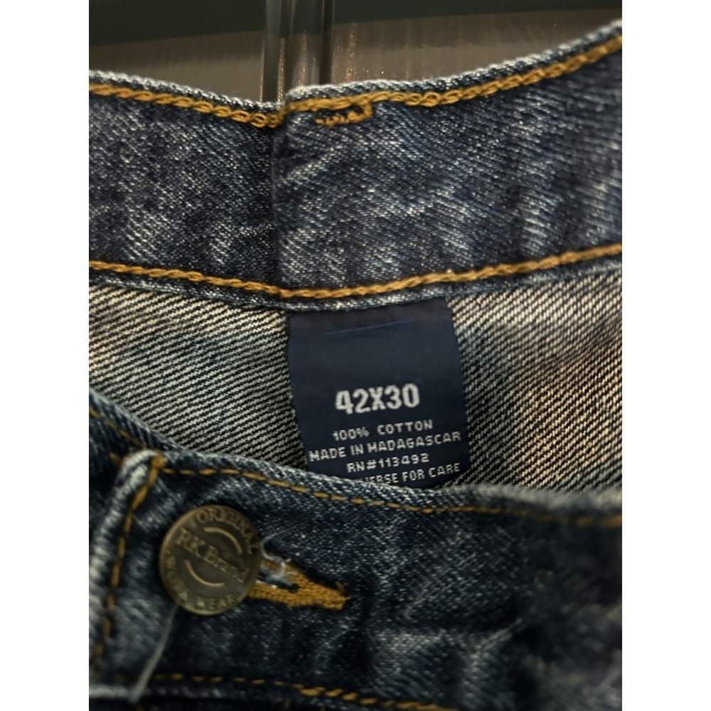 Rural King Real Work Wear Carpenter Blue Jeans - 42 x 30 - RKCARP - Picture 3 of 4